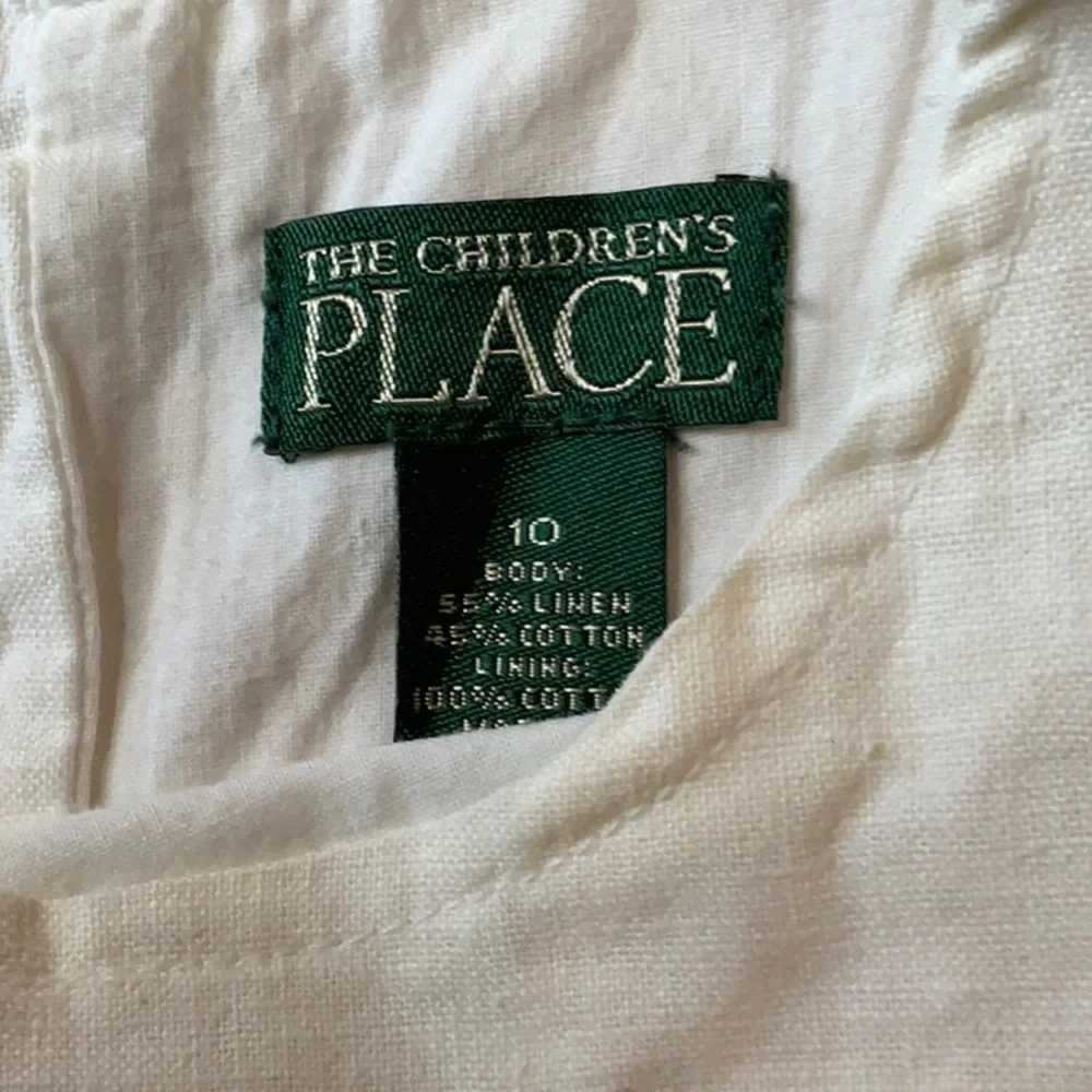 The Childrens Place embroidered Girls Linen top